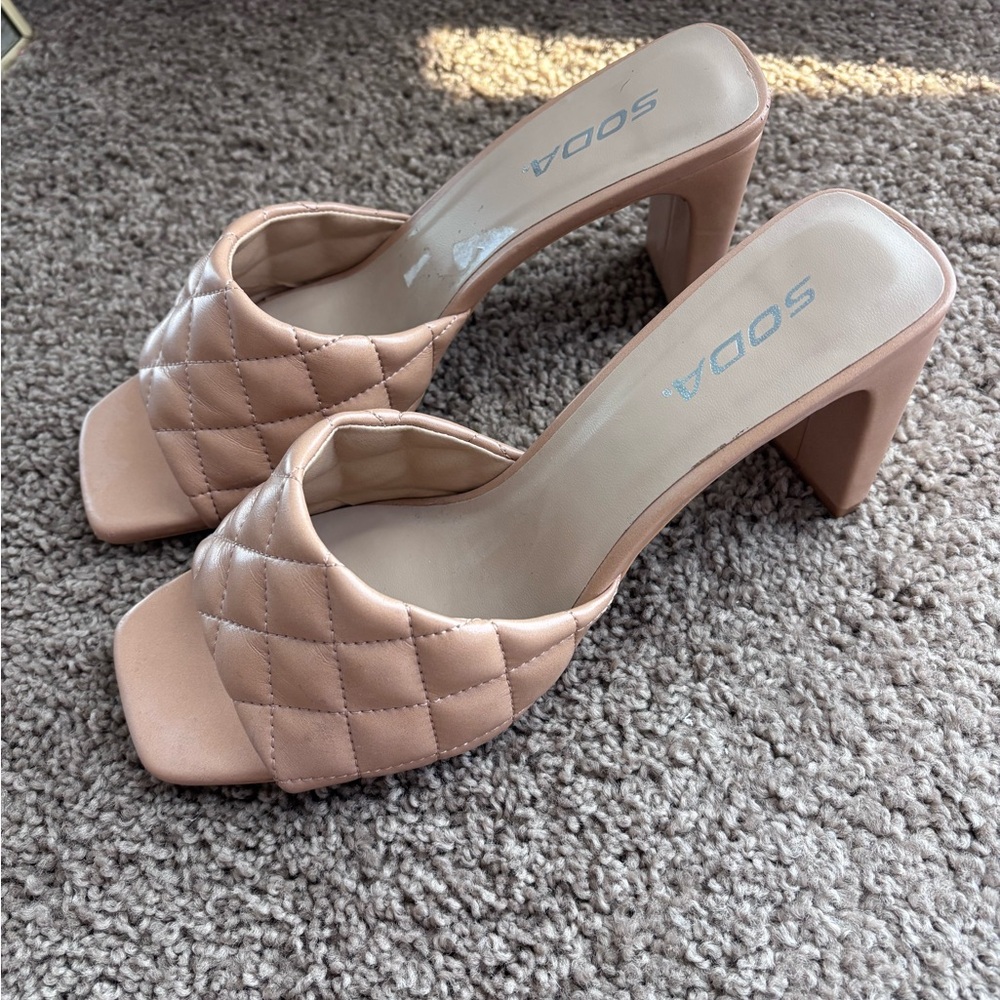 Soda Jitter quilted heel